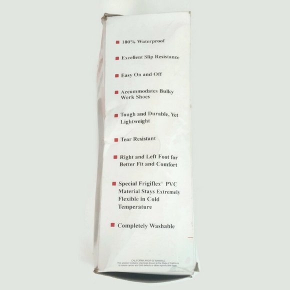 Tingley Workbrutes 10” PVC Work Boots LG (size 9.5-11) Waterproof Black 35121 - Picture 5 of 6